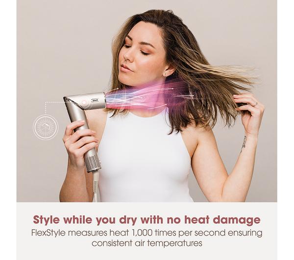 Shark Flexstyle 4-in-1 Air Styler & Hair Dryer for Straight and Wavy Hair - Stone Finish