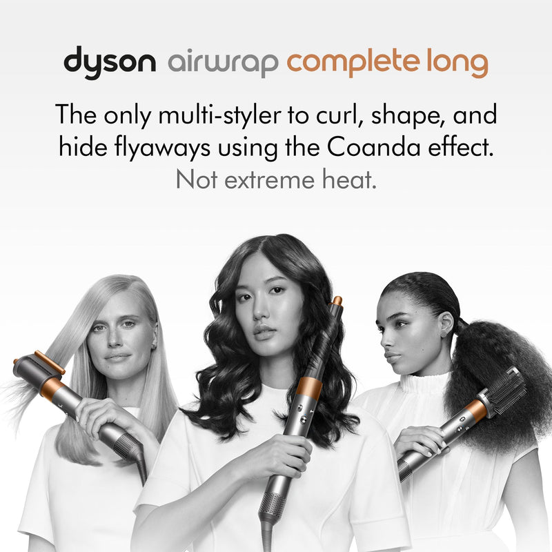Dyson Airwrap™ Complete Long Multi-Styler - Nickel/Copper - Best Choice for Hair Styling