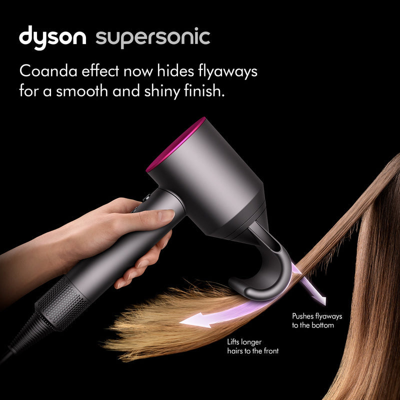 Dyson Supersonic Hair Dryer in White/Silver: Advanced Styling Tool for Professional Results