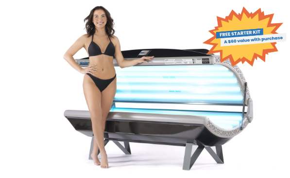 Home Tanning Bed: Solar Wave 16 Standard 110V | Indoor Tanning System