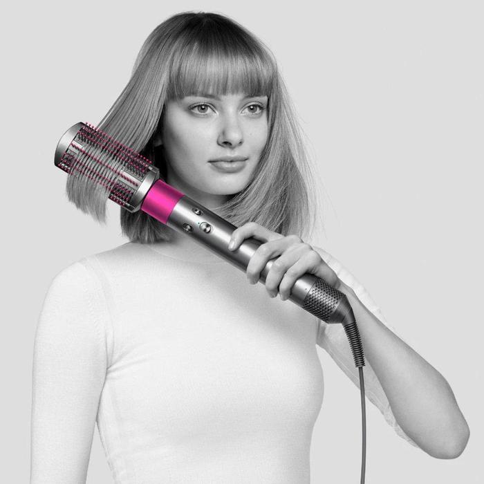 Dyson Airwrap Styler Complete Long - Nickel/Fuchsia: Effortless Hair Styling with Advanced Technology